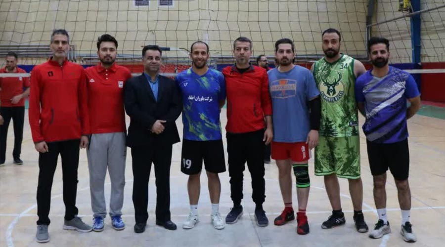 مسابقه والیبال آتش&zwnj; نشانی شاهین&zwnj; شهر