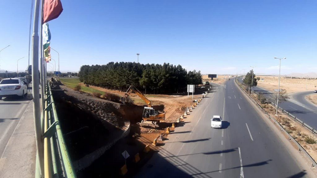 افتتاح و بهسازی ورودی شاهین شهر از سمت پل شهدای گرگاب عملیات تعریض پل شهدای گرگاب