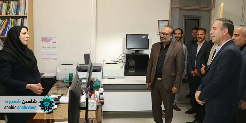 بازدید فرماندار از اداره آموزش و پرورش