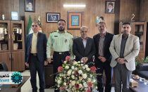 دیدار بخشدار مرکزی با فرمانده انتظامی شهرستان به مناسبت هفته نیروی انتظامی در شاهین شهر