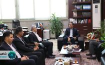 دیدار مدیر کل کمیته امداد شاهین شهر با فرماندار