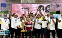 قهرمانی تیم وزنه برداری اصفهان